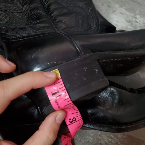 Dan Post Black Western Boots. Embroidery. Leather. Pointy Toes. Men 10.5D US - Picture 13 of 16